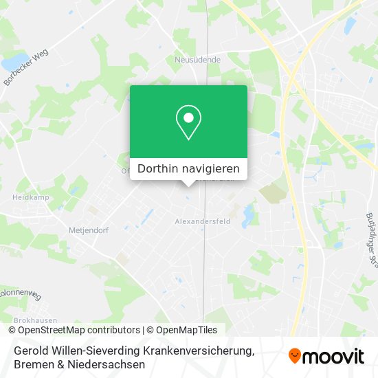 Gerold Willen-Sieverding Krankenversicherung Karte