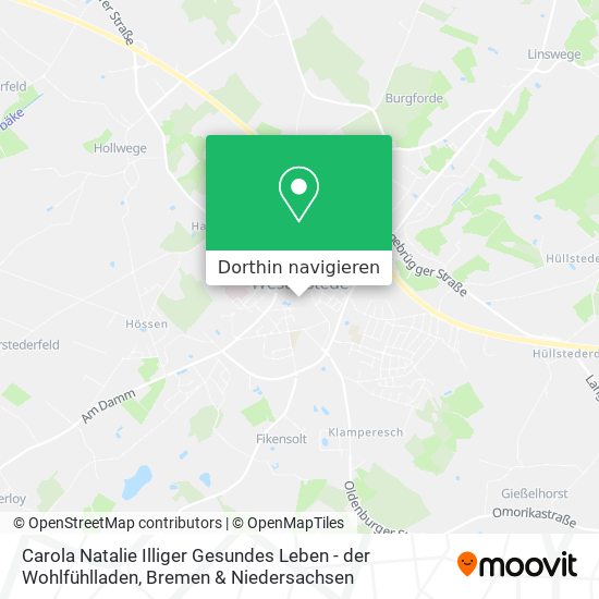 Carola Natalie Illiger Gesundes Leben - der Wohlfühlladen Karte