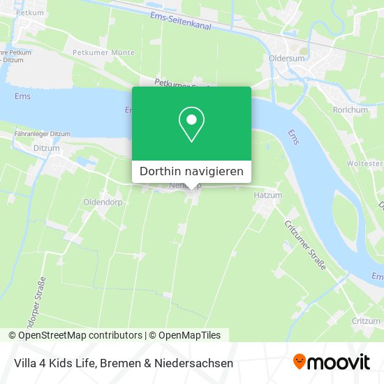 Villa 4 Kids Life Karte