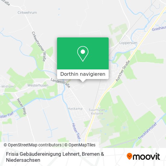 Frisia Gebäudereinigung Lehnert Karte