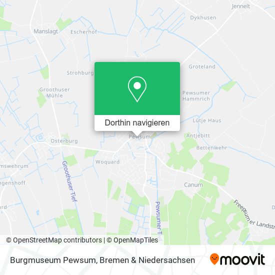 Burgmuseum Pewsum Karte