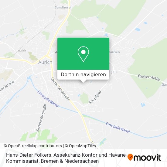 Hans-Dieter Folkers, Assekuranz-Kontor und Havarie-Kommissariat Karte