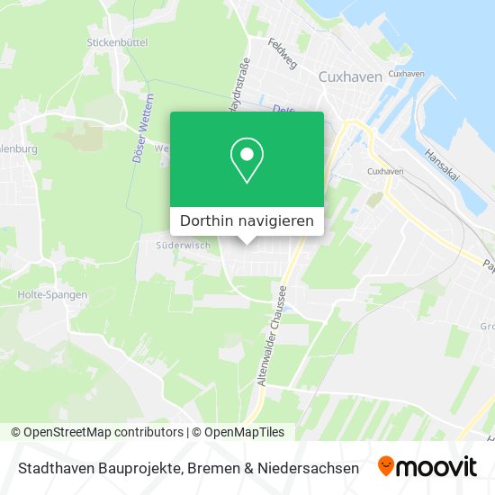 Stadthaven Bauprojekte Karte