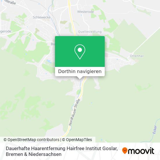 Dauerhafte Haarentfernung Hairfree Institut Goslar Karte