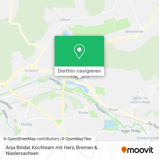 Anja Binder Kochteam mit Herz Karte