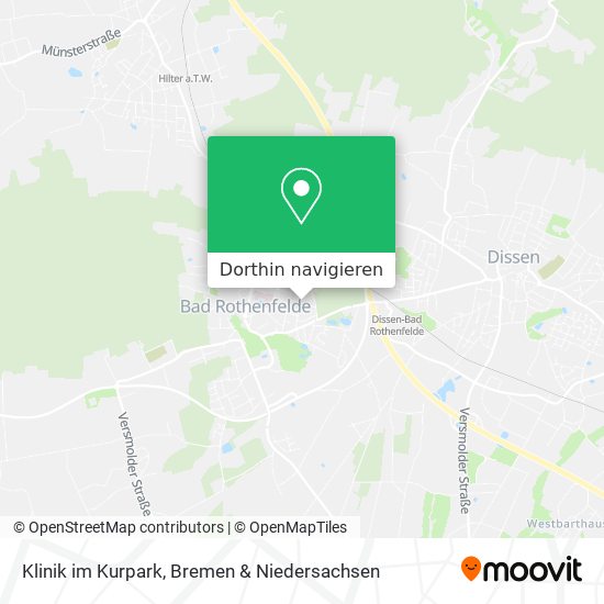 Klinik im Kurpark Karte
