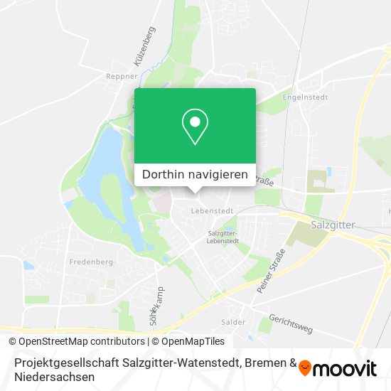 Projektgesellschaft Salzgitter-Watenstedt Karte