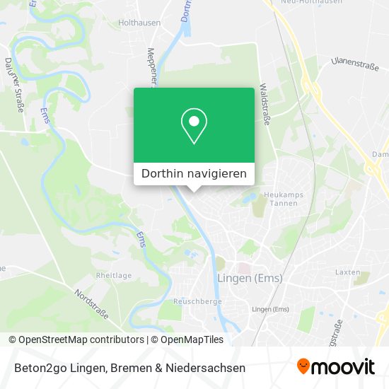 Beton2go Lingen Karte