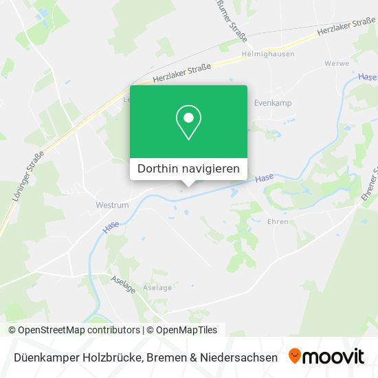 Düenkamper Holzbrücke Karte