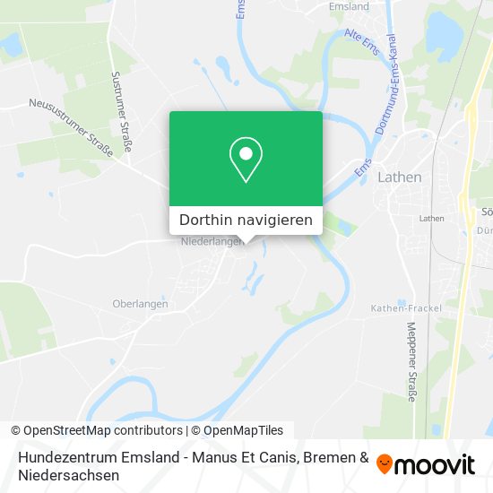 Hundezentrum Emsland - Manus Et Canis Karte