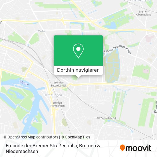 Freunde der Bremer Straßenbahn Karte