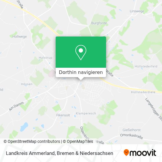 Landkreis Ammerland Karte