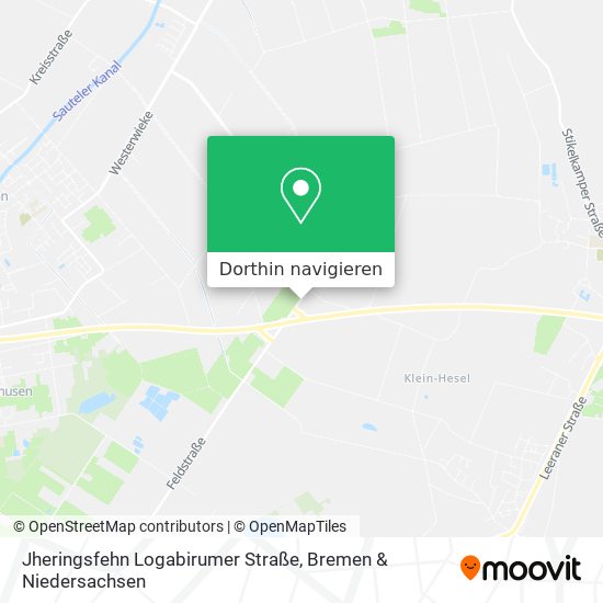 Jheringsfehn Logabirumer Straße Karte