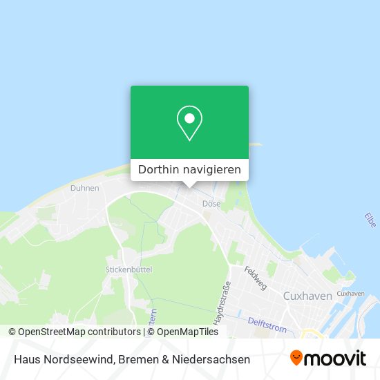 Haus Nordseewind Karte