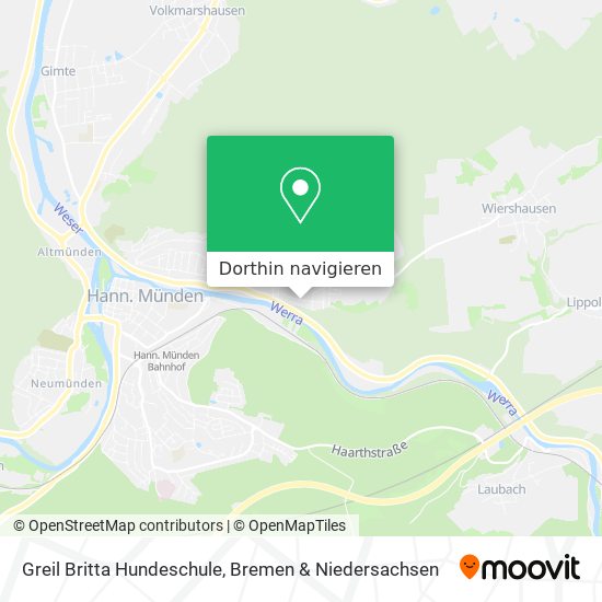 Greil Britta Hundeschule Karte