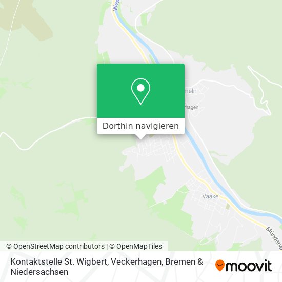 Kontaktstelle St. Wigbert, Veckerhagen Karte