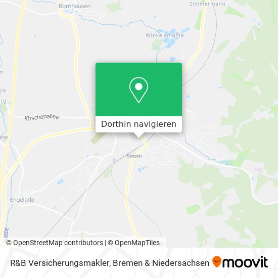 R&B Versicherungsmakler Karte