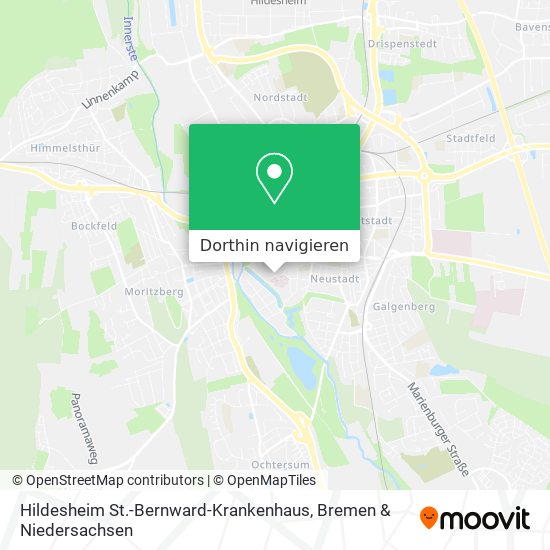 Hildesheim St.-Bernward-Krankenhaus Karte