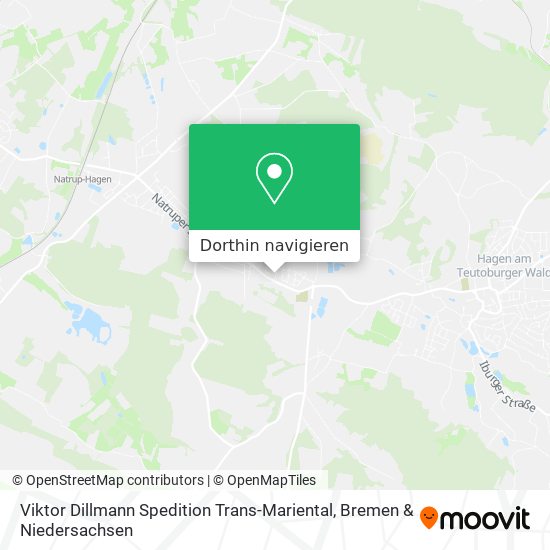 Viktor Dillmann Spedition Trans-Mariental Karte