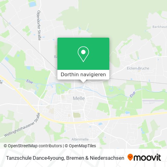Tanzschule Dance4young Karte
