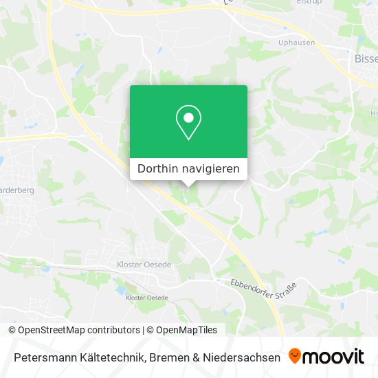 Petersmann Kältetechnik Karte