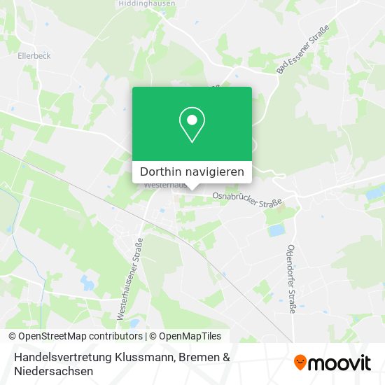 Handelsvertretung Klussmann Karte