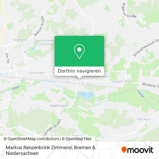 Markus Renzenbrink Zimmerei Karte