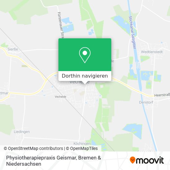 Physiotherapiepraxis Geismar Karte