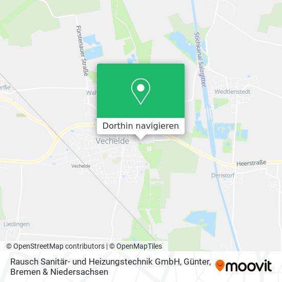 Rausch Sanitär- und Heizungstechnik GmbH, Günter Karte