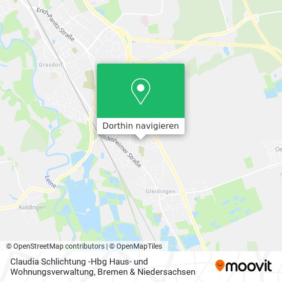 Claudia Schlichtung -Hbg Haus- und Wohnungsverwaltung Karte