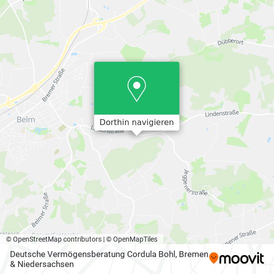 Deutsche Vermögensberatung Cordula Bohl Karte