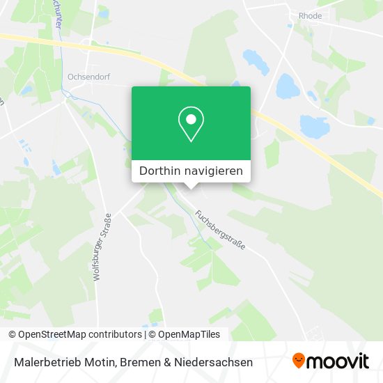 Malerbetrieb Motin Karte