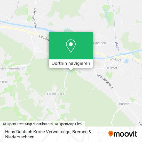 Haus Deutsch Krone Verwaltungs Karte