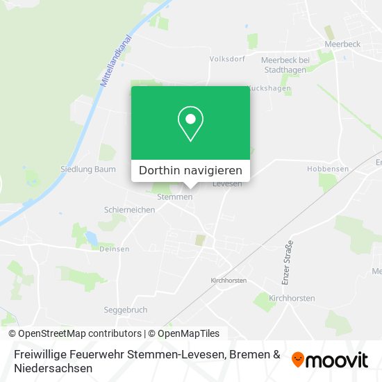 Freiwillige Feuerwehr Stemmen-Levesen Karte