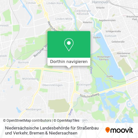 Niedersächsische Landesbehörde für Straßenbau und Verkehr Karte