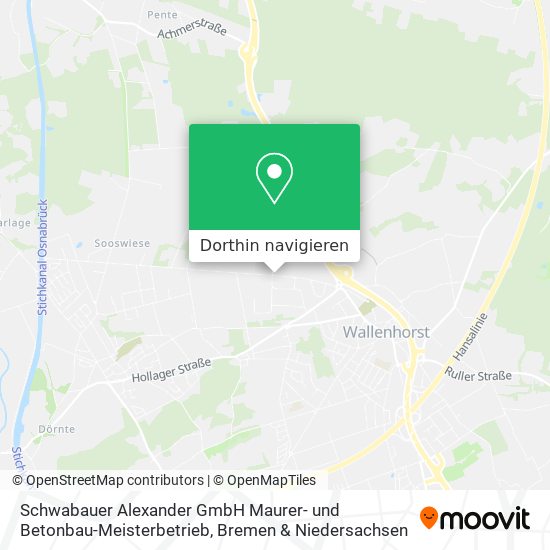Schwabauer Alexander GmbH Maurer- und Betonbau-Meisterbetrieb Karte