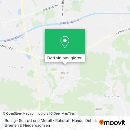 Roling - Schrott und Metall / Rohstoff Handel Detlef Karte