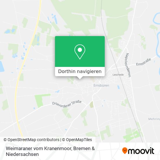Weimaraner vom Kranenmoor Karte