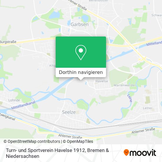 Turn- und Sportverein Havelse 1912 Karte