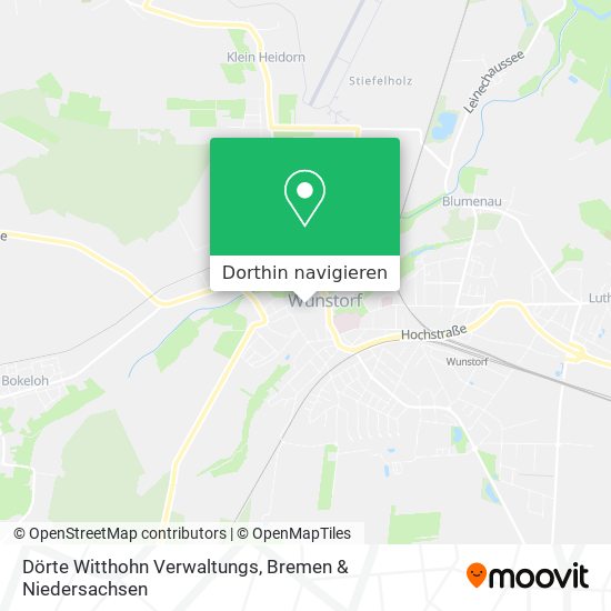 Dörte Witthohn Verwaltungs Karte