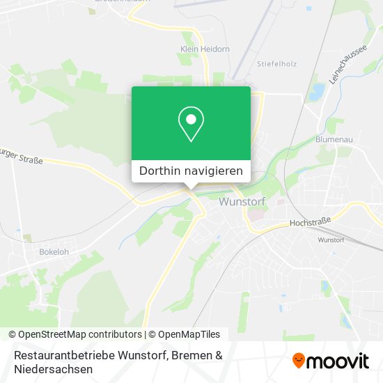 Restaurantbetriebe Wunstorf Karte