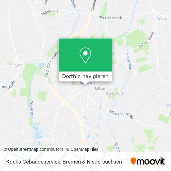 Kochs Gebäudeservice Karte