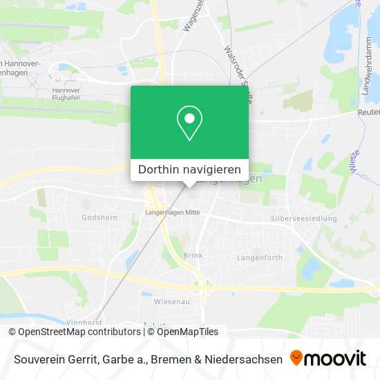 Souverein Gerrit, Garbe a. Karte