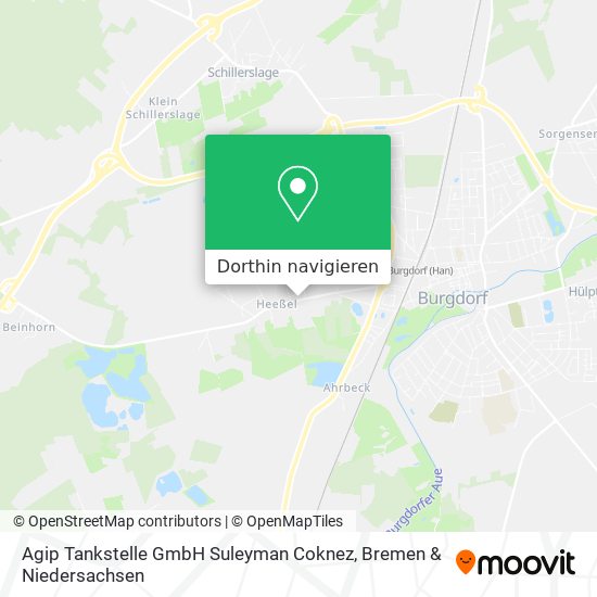 Agip Tankstelle GmbH Suleyman Coknez Karte