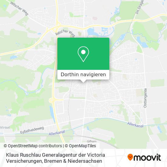 Klaus Ruschlau Generalagentur der Victoria Versicherungen Karte