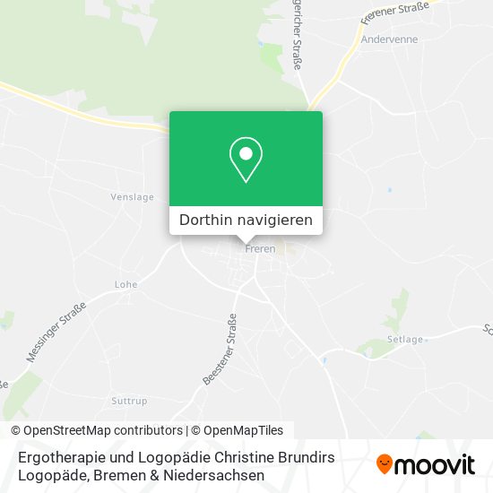 Ergotherapie und Logopädie Christine Brundirs Logopäde Karte