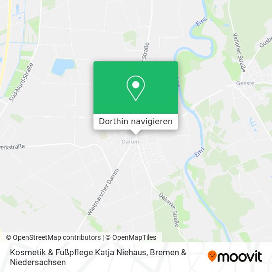 Kosmetik & Fußpflege Katja Niehaus Karte
