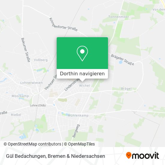 Gül Bedachungen Karte