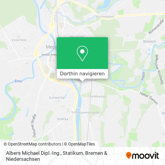 Albers Michael Dipl.-Ing., Statikum Karte