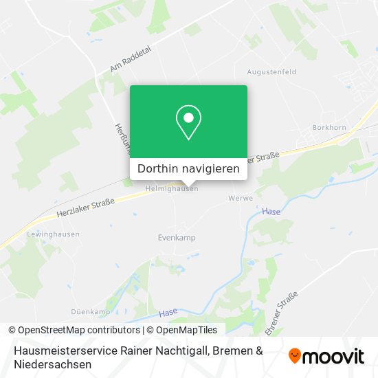 Hausmeisterservice Rainer Nachtigall Karte